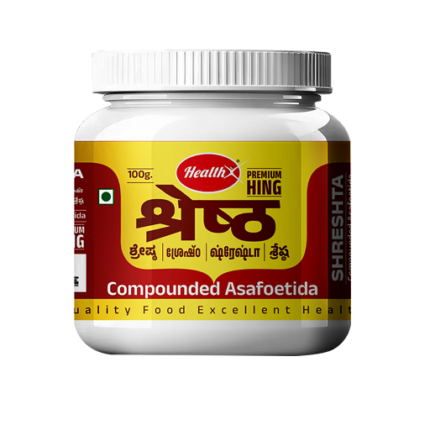 Healthx Shreshta Premium Compounded Hing (100gm)